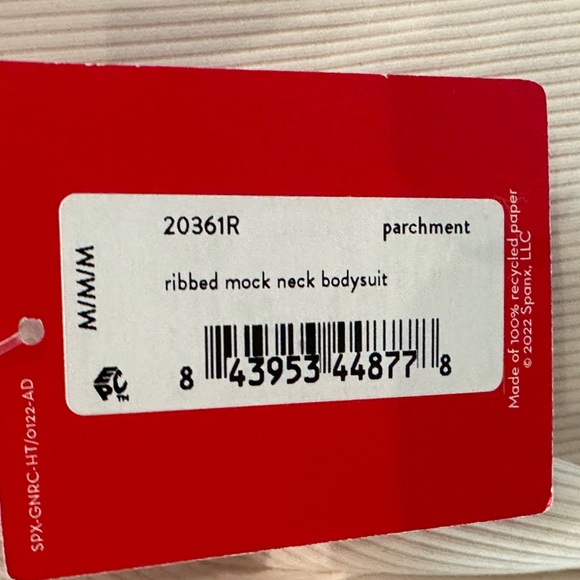 Spanx Bodysuit White Size Medium - Picture 4 of 4